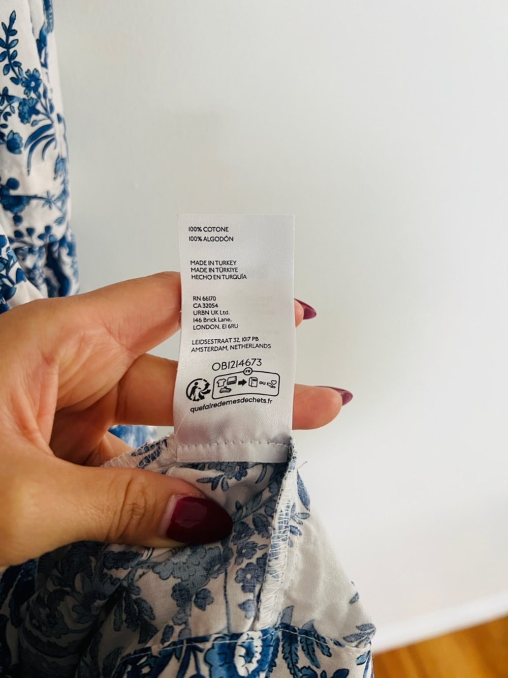 Anthropologie Maeve The Somerset Romantic Maxi Dress Ivory Printed Size Large - Picture 7 of 8